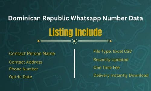 多明尼加共和国 WhatsApp 号码